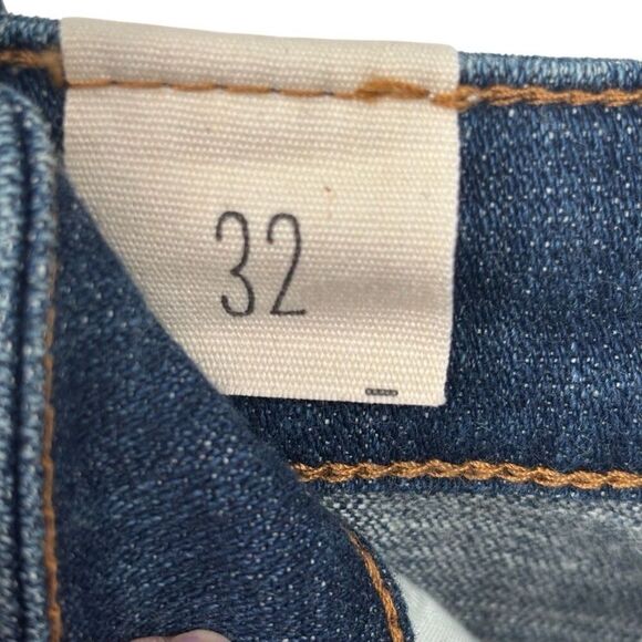 Cosmic Blue Love Adrianne Boyfriend Distressed Jean Indigo Blue Size 32 NWT‎ - Picture 3 of 12